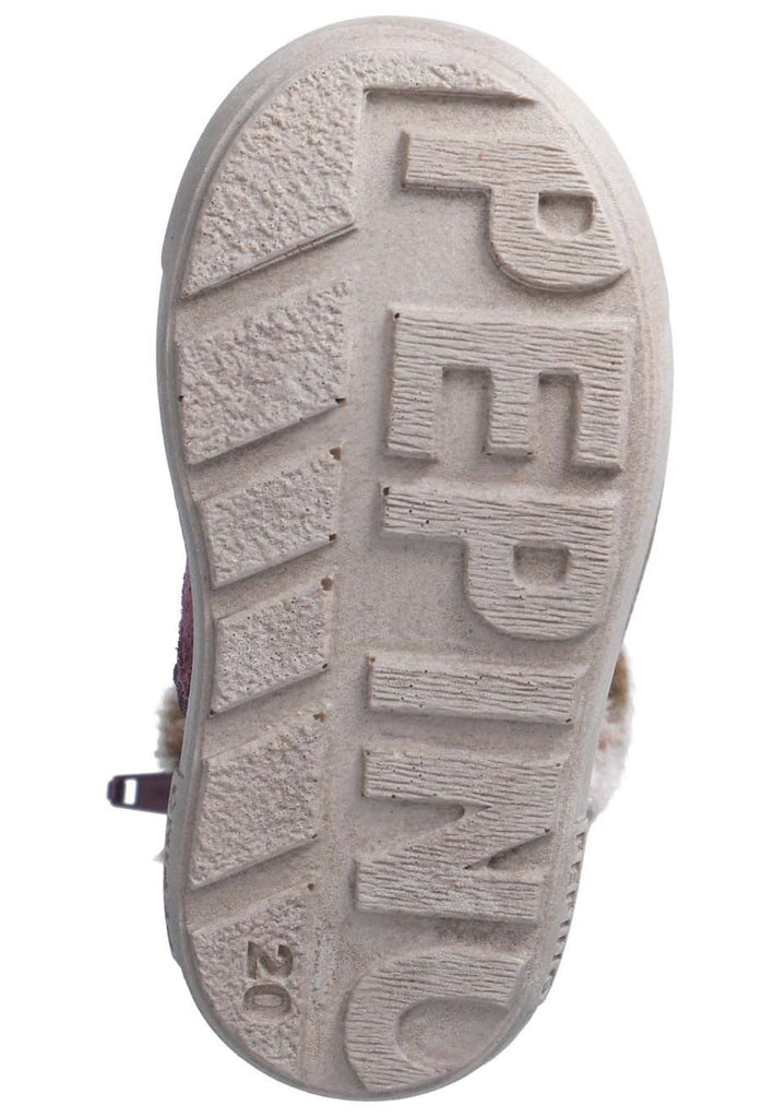 Pepino Stiefel Veloursleder Pflaume Warmfutter