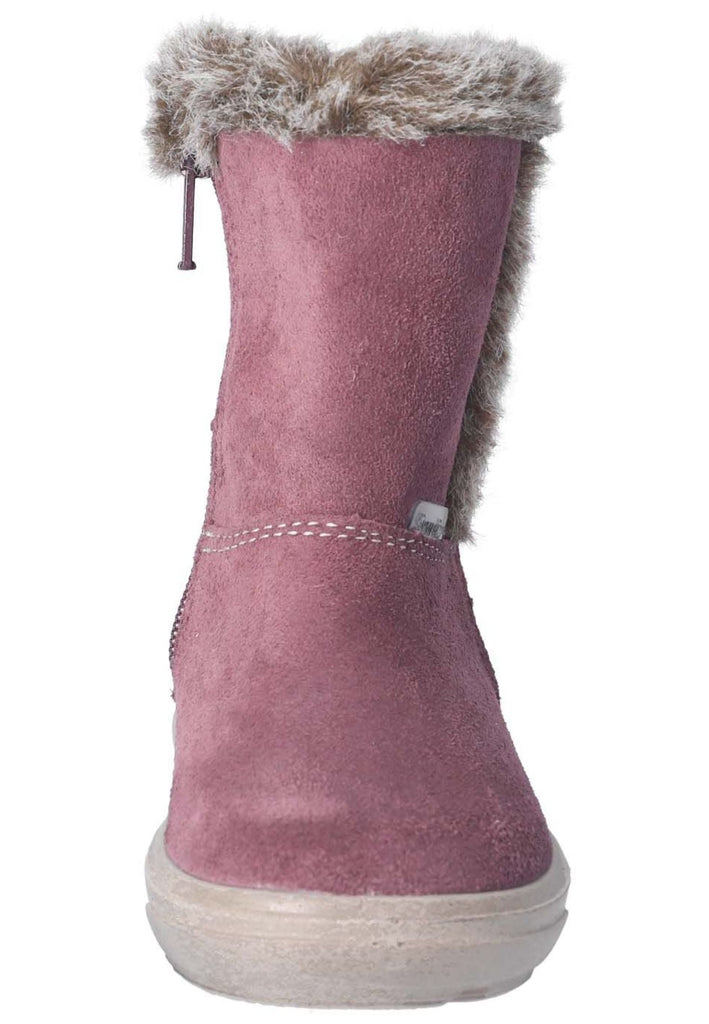 Pepino Stiefel Veloursleder Pflaume Warmfutter