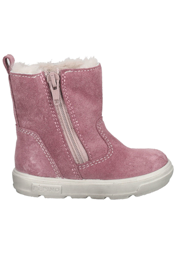 Pepino Stiefel Veloursleder Pink Warmfutter
