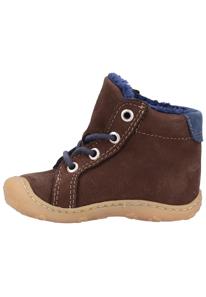 Pepino Stiefelette Leder Braun Warmfutter
