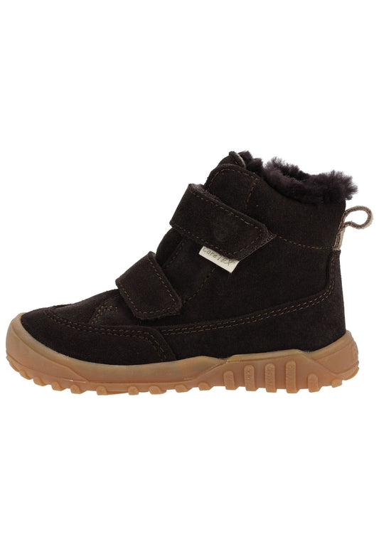 Pepino Stiefelette Leder Cafe Warmfutter
