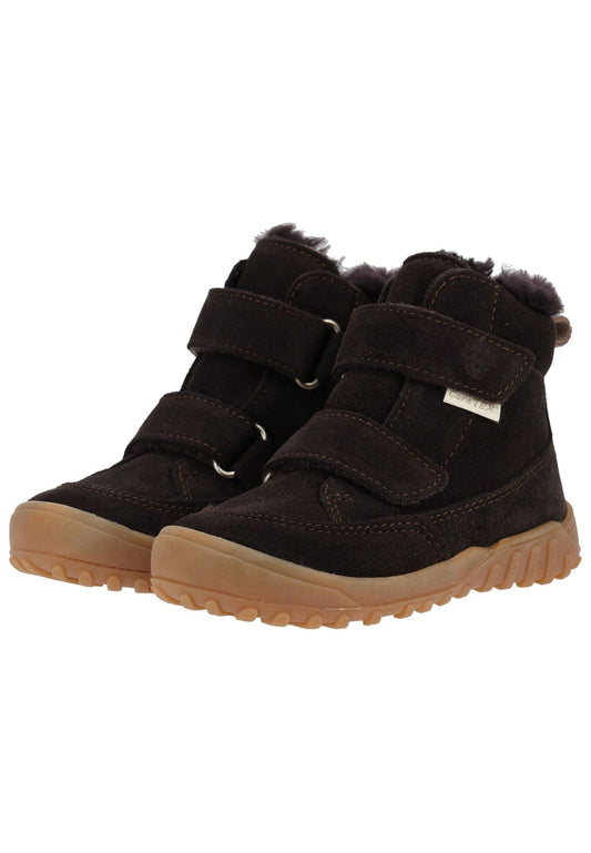 Pepino Stiefelette Leder Cafe Warmfutter