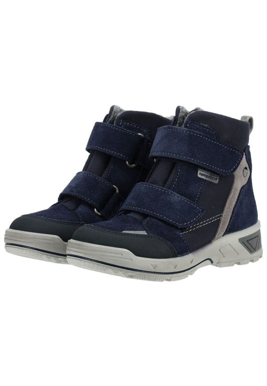 Pepino Stiefelette Leder Dunkelblau Warmfutter