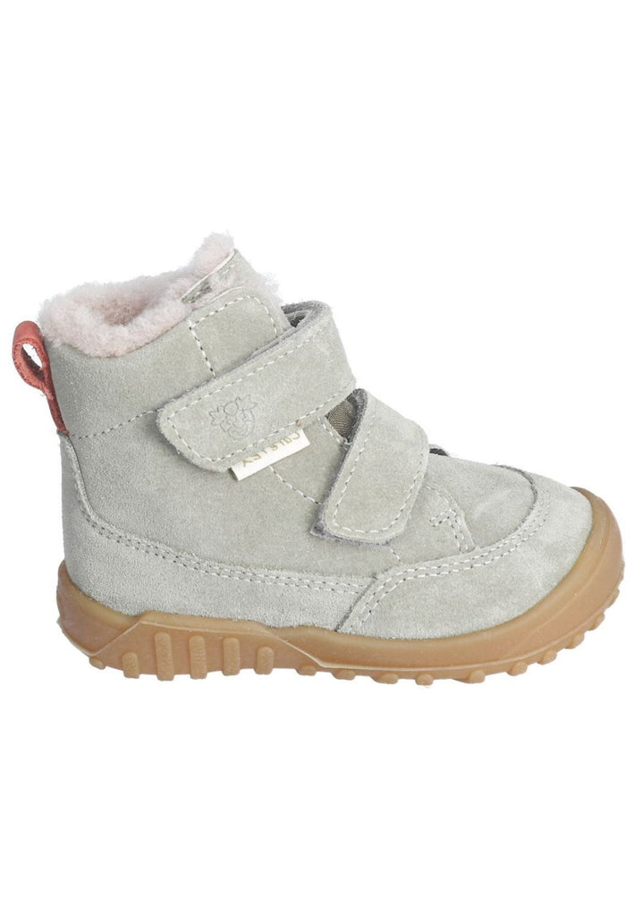 Pepino Stiefelette Leder Hellgrün Warmfutter