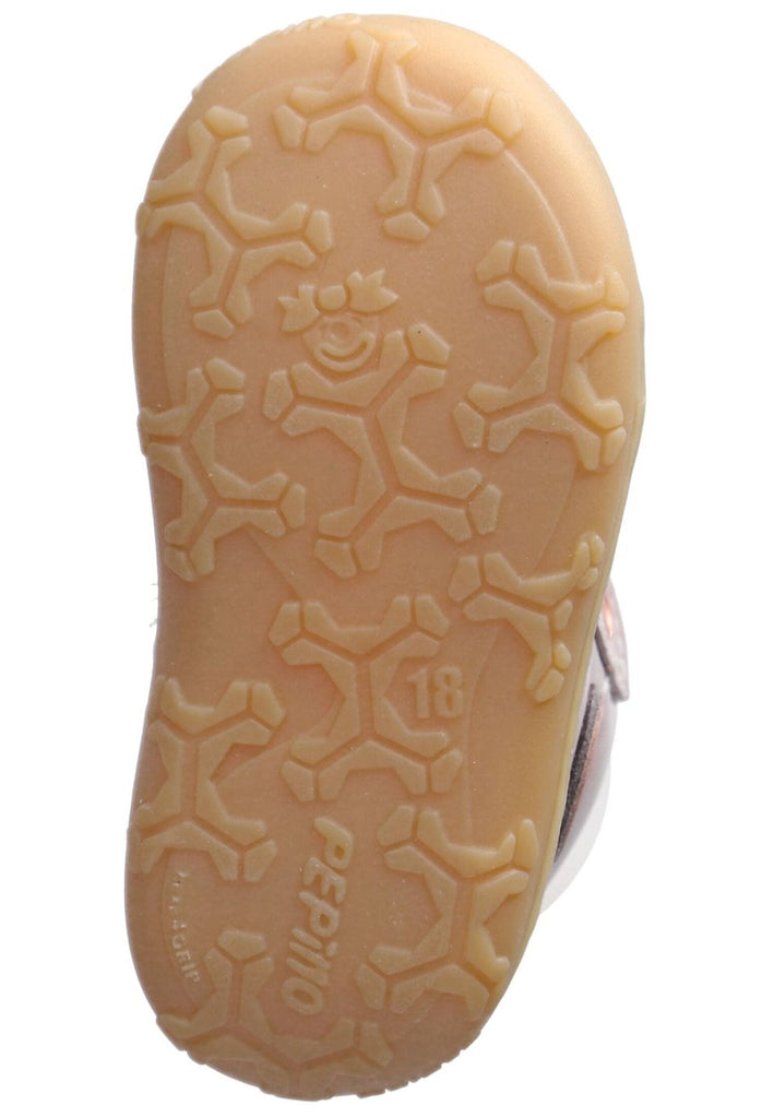 Pepino Stiefelette Leder Hellrosa Warmfutter