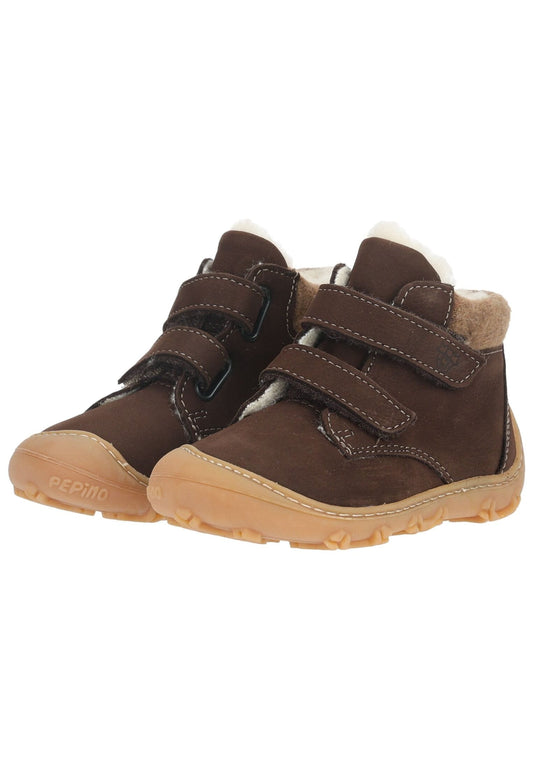 Pepino Stiefelette Leder Marone Warmfutter