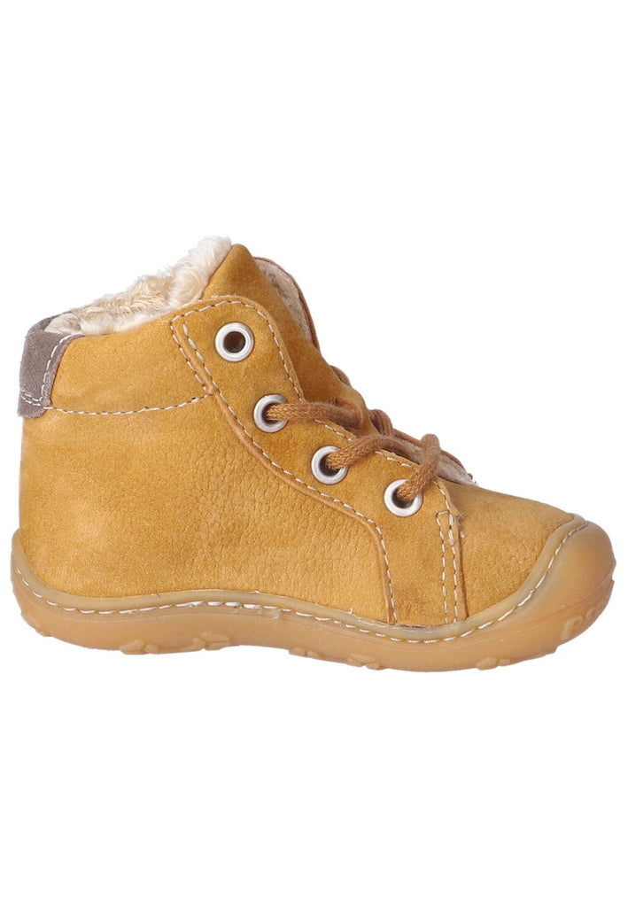 Pepino Stiefelette Leder Mustard Warmfutter