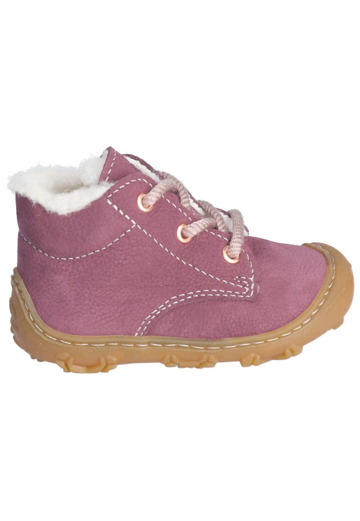 Pepino Stiefelette Leder Pflaume Warmfutter