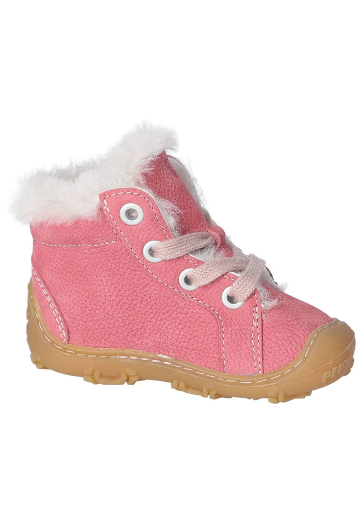 Pepino Stiefelette Leder Rosa Warmfutter