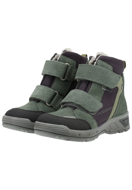 Pepino Stiefelette Leder Sage Warmfutter