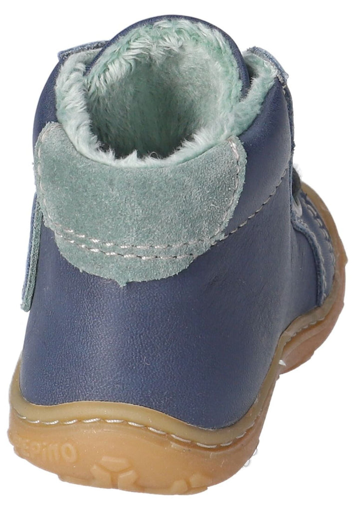 Pepino Stiefelette Leder/Synthetik Blau/Grün Warmfutter