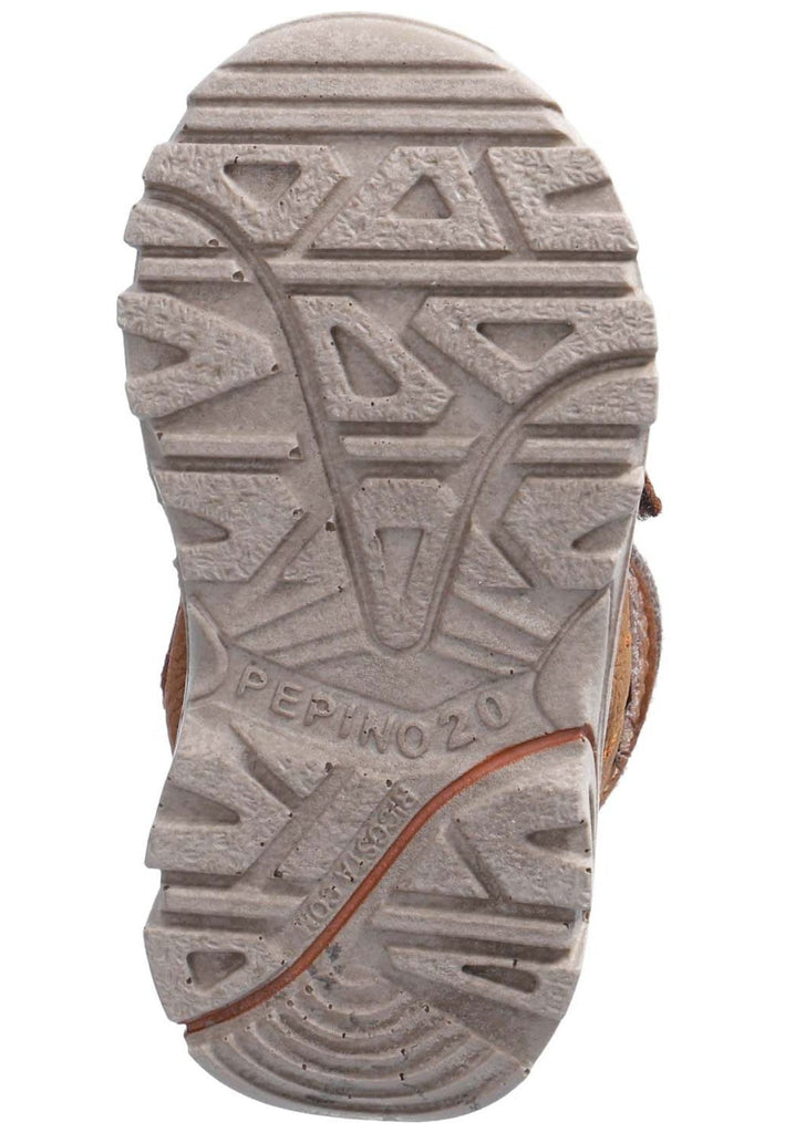 Pepino Stiefelette Leder/Synthetik Curry Warmfutter