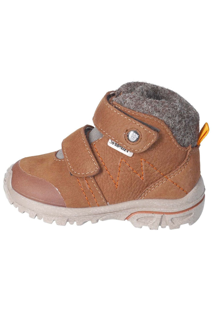 Pepino Stiefelette Leder/Synthetik Curry Warmfutter