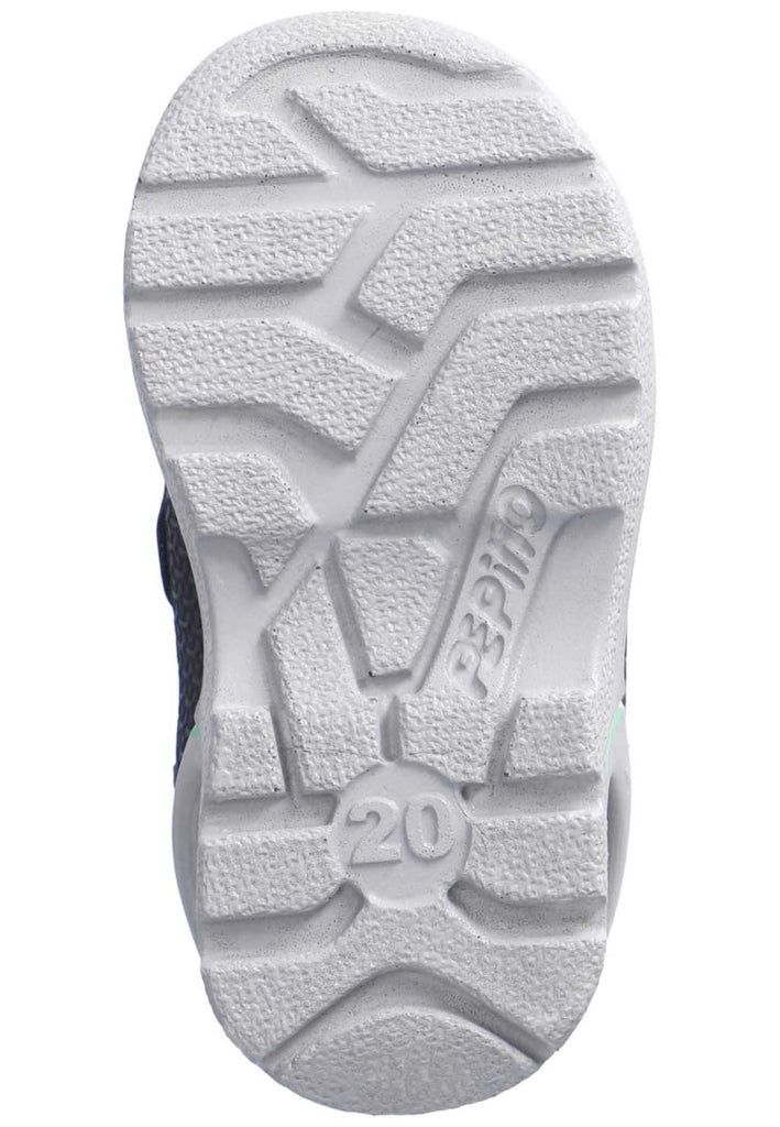 Pepino Stiefelette Leder/Synthetik Dunkelblau Warmfutter