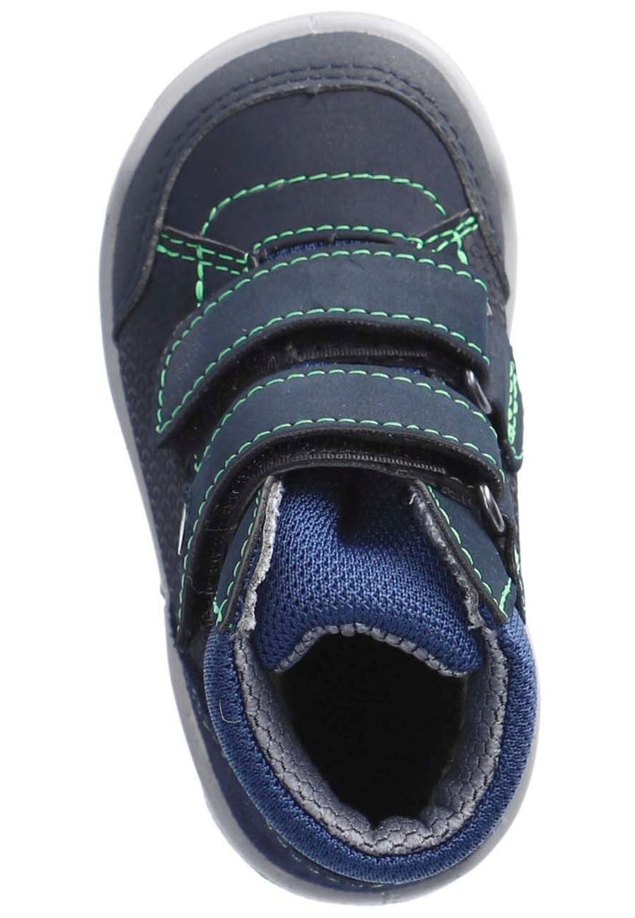 Pepino Stiefelette Leder/Synthetik Dunkelblau Warmfutter