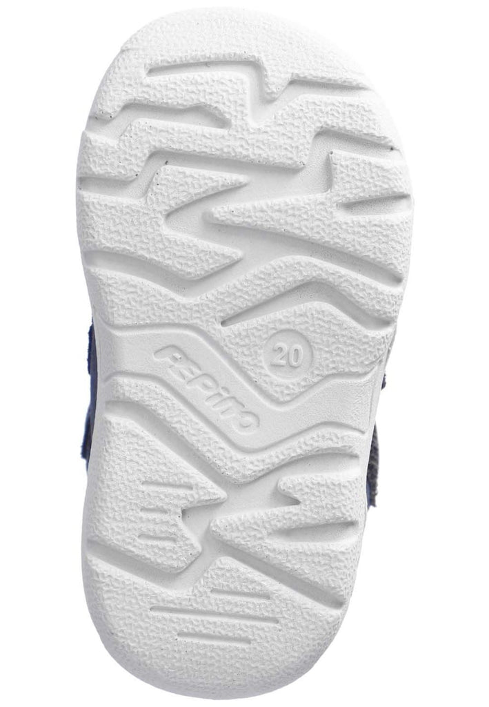 Pepino Stiefelette Leder/Textil Blau/Multi Warmfutter