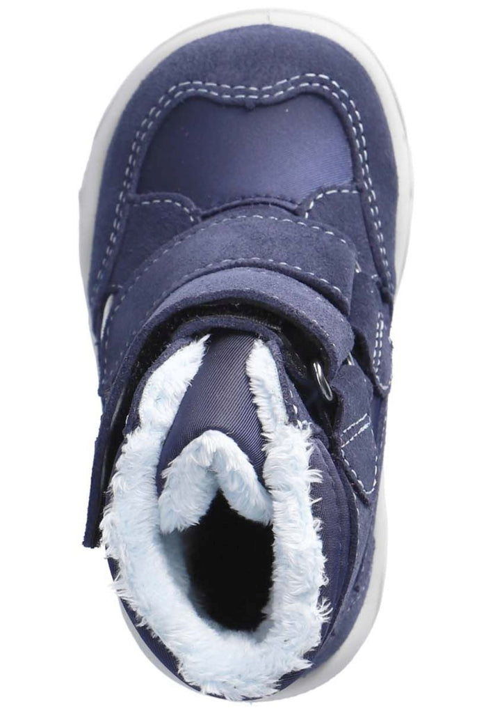 Pepino Stiefelette Leder/Textil Blau/Multi Warmfutter