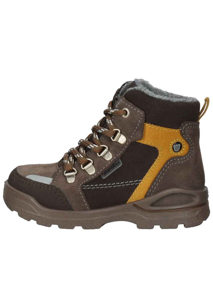 Pepino Stiefelette Leder/Textil Braun Warmfutter