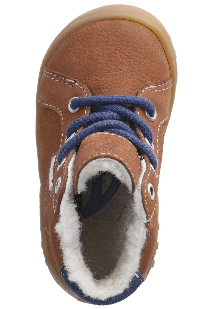 Pepino Stiefelette Leder/Textil Curry Warmfutter