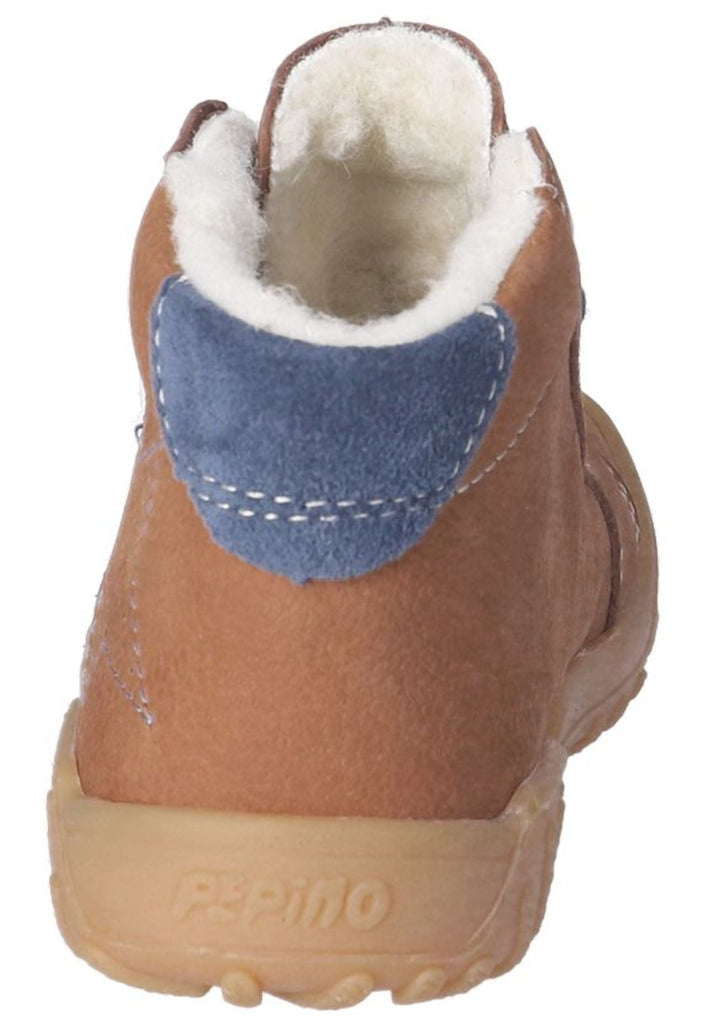 Pepino Stiefelette Leder/Textil Curry Warmfutter