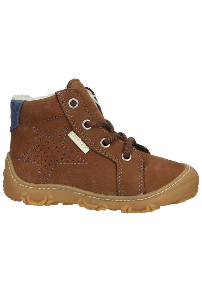 Pepino Stiefelette Leder/Textil Curry Warmfutter