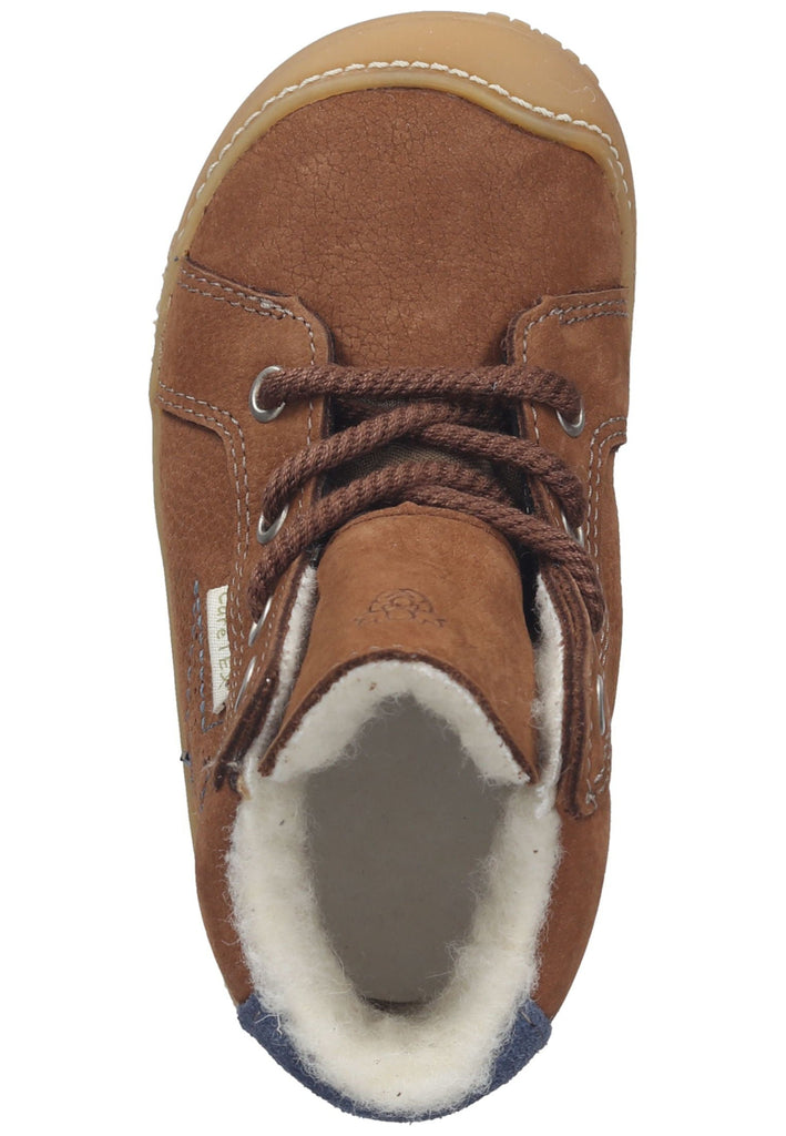 Pepino Stiefelette Leder/Textil Curry Warmfutter
