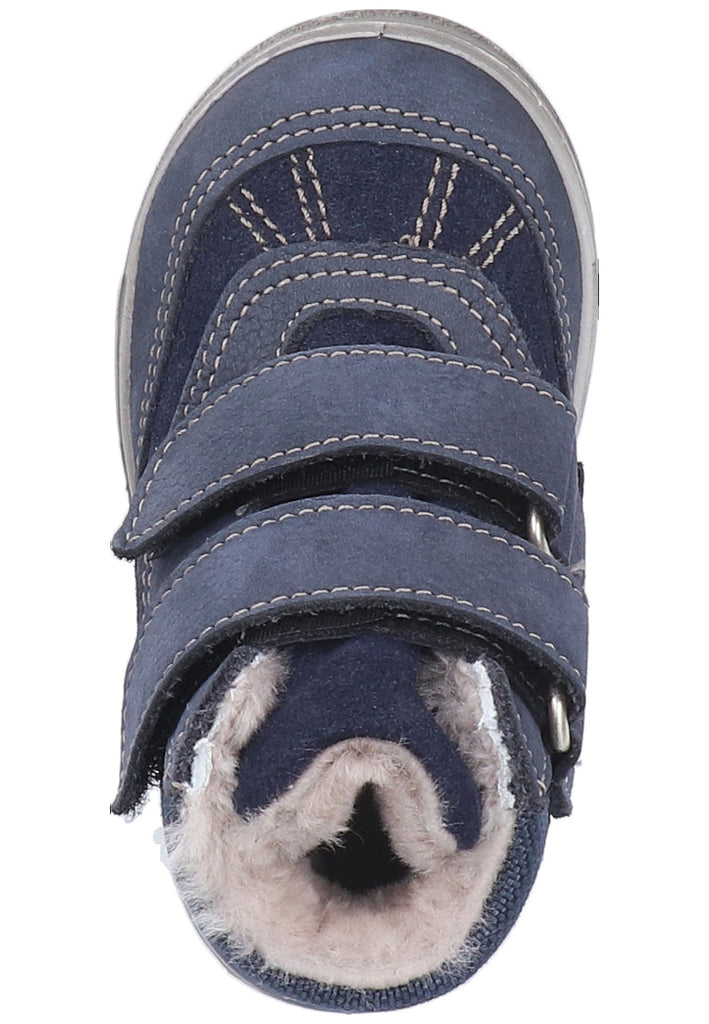 Pepino Stiefelette Leder/Textil Dunkelblau Warmfutter