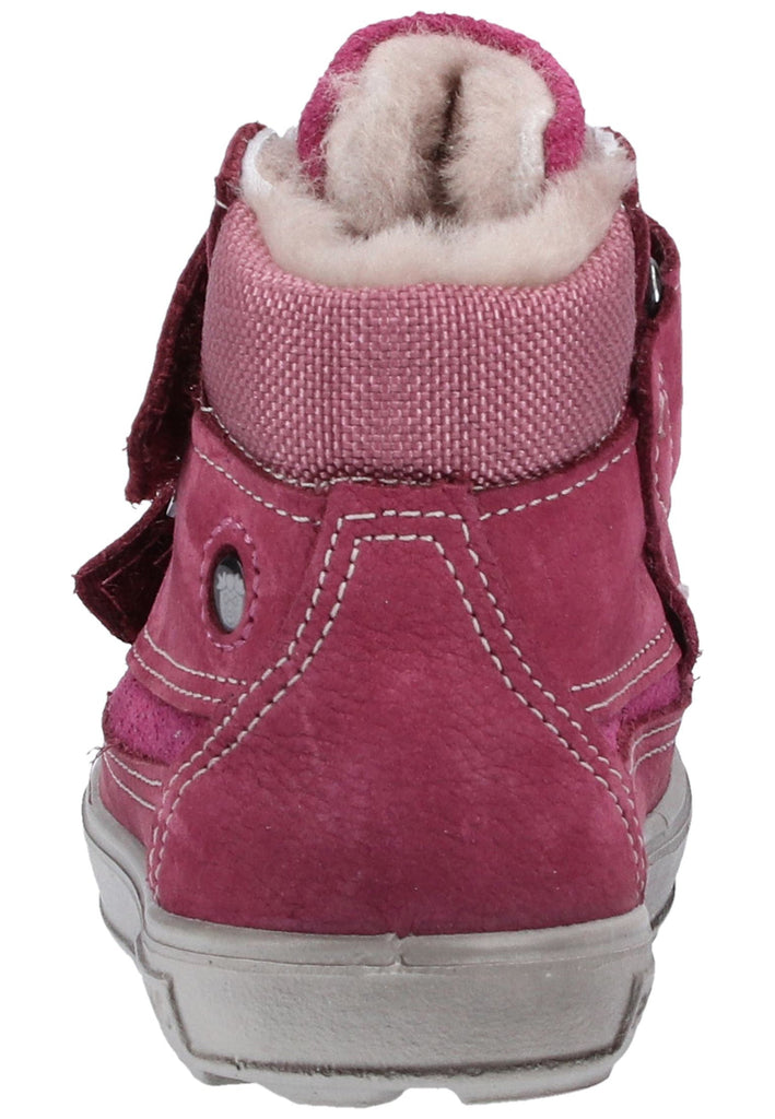 Pepino Stiefelette Leder/Textil Fuchsia Warmfutter