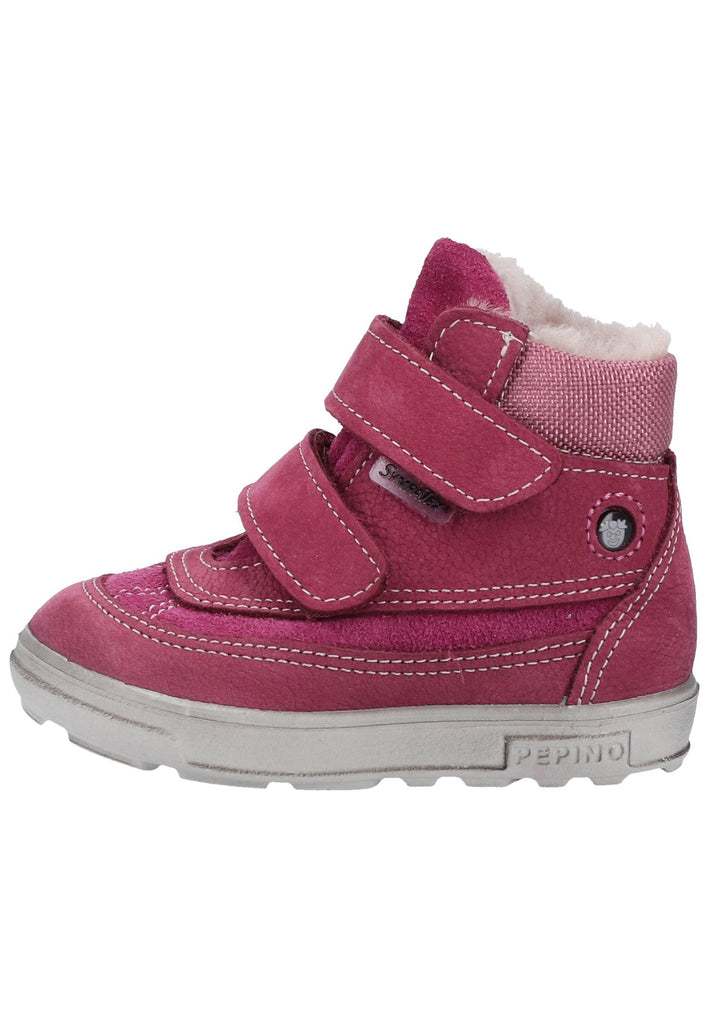 Pepino Stiefelette Leder/Textil Fuchsia Warmfutter