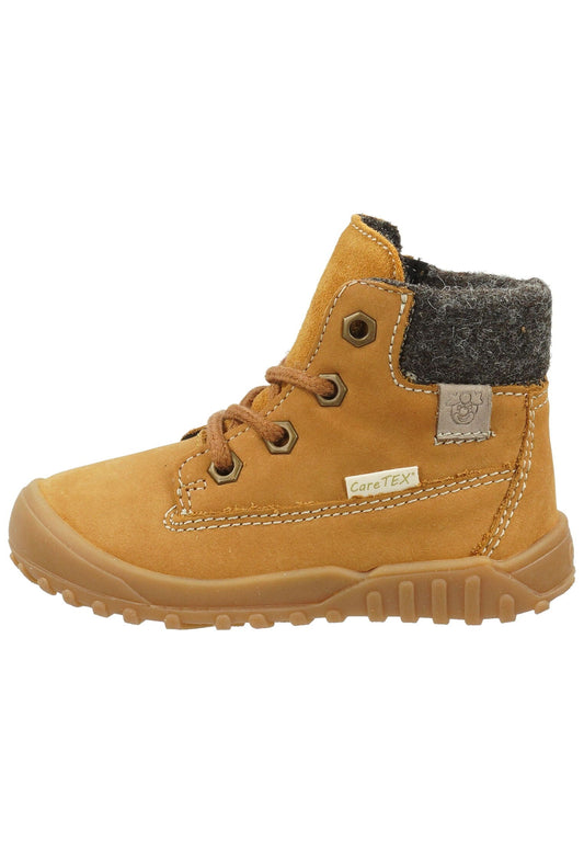 Pepino Stiefelette Leder/Textil Gelb