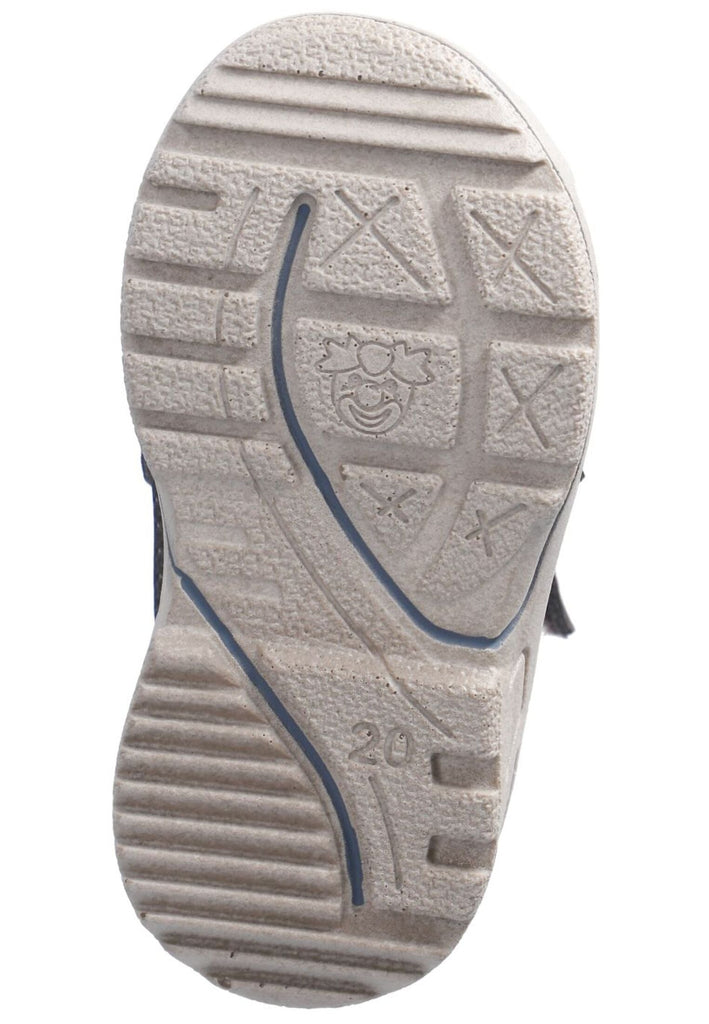 Pepino Stiefelette Leder/Textil Grau/Braun Warmfutter