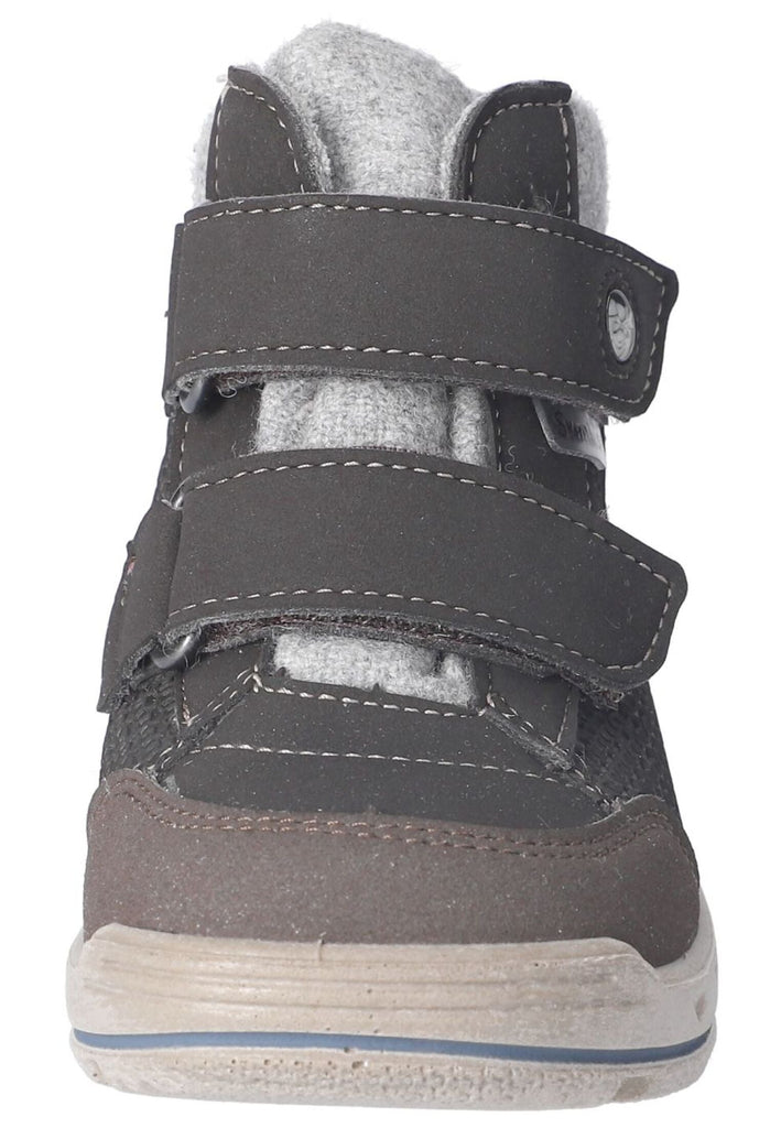 Pepino Stiefelette Leder/Textil Grau/Braun Warmfutter