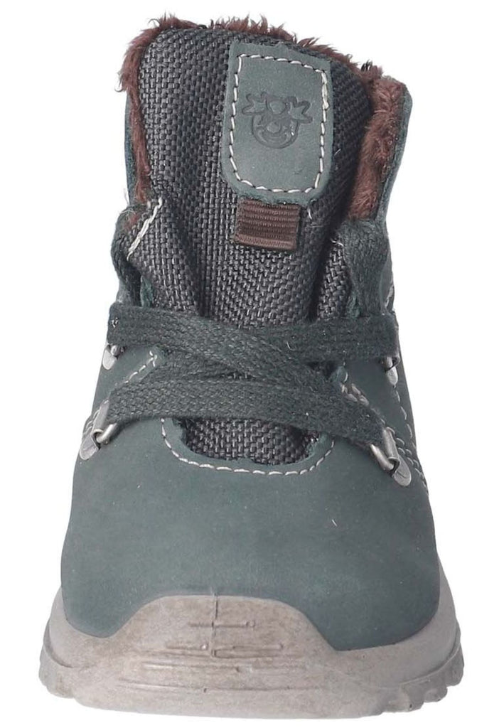 Pepino Stiefelette Leder/Textil Grün/Grau Warmfutter