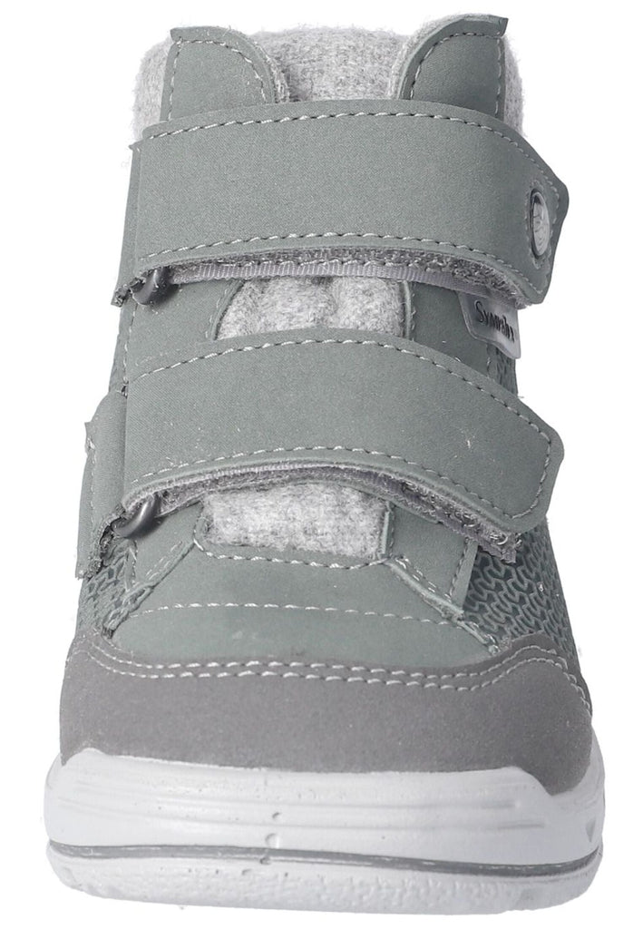 Pepino Stiefelette Leder/Textil Grün/Grau Warmfutter