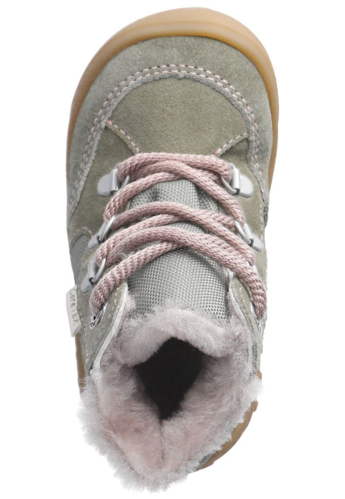 Pepino Stiefelette Leder/Textil Grün Warmfutter