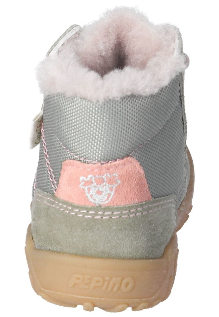 Pepino Stiefelette Leder/Textil Grün Warmfutter