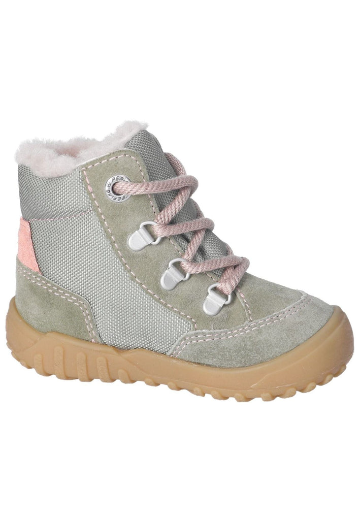 Pepino Stiefelette Leder/Textil Grün Warmfutter