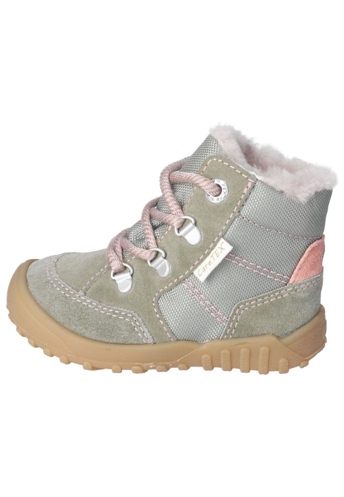 Pepino Stiefelette Leder/Textil Grün Warmfutter