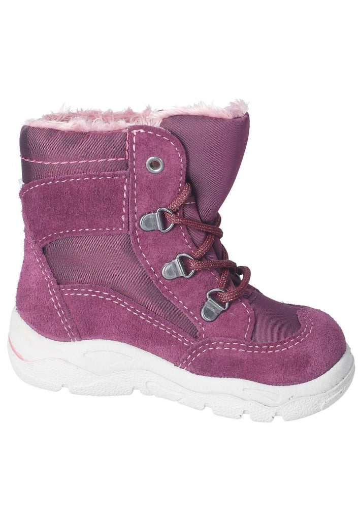 Pepino Stiefelette Leder/Textil Merlot Warmfutter