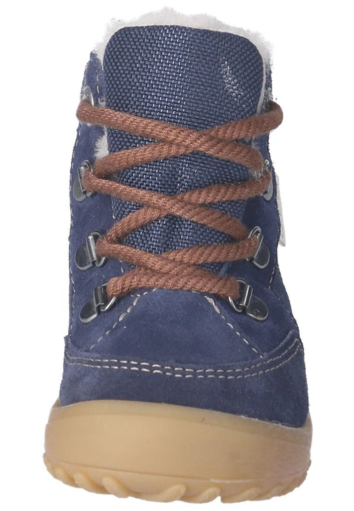 Pepino Stiefelette Leder/Textil Ozean Warmfutter