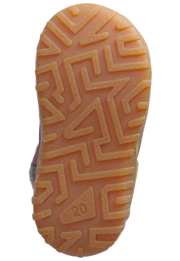 Pepino Stiefelette Leder/Textil Pflaume Warmfutter