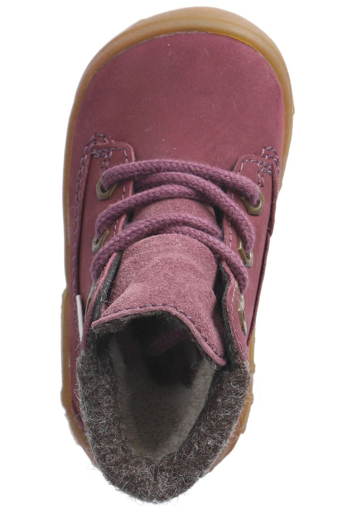 Pepino Stiefelette Leder/Textil Pflaume Warmfutter