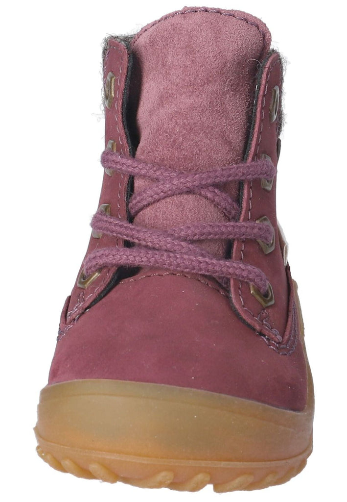 Pepino Stiefelette Leder/Textil Pflaume Warmfutter