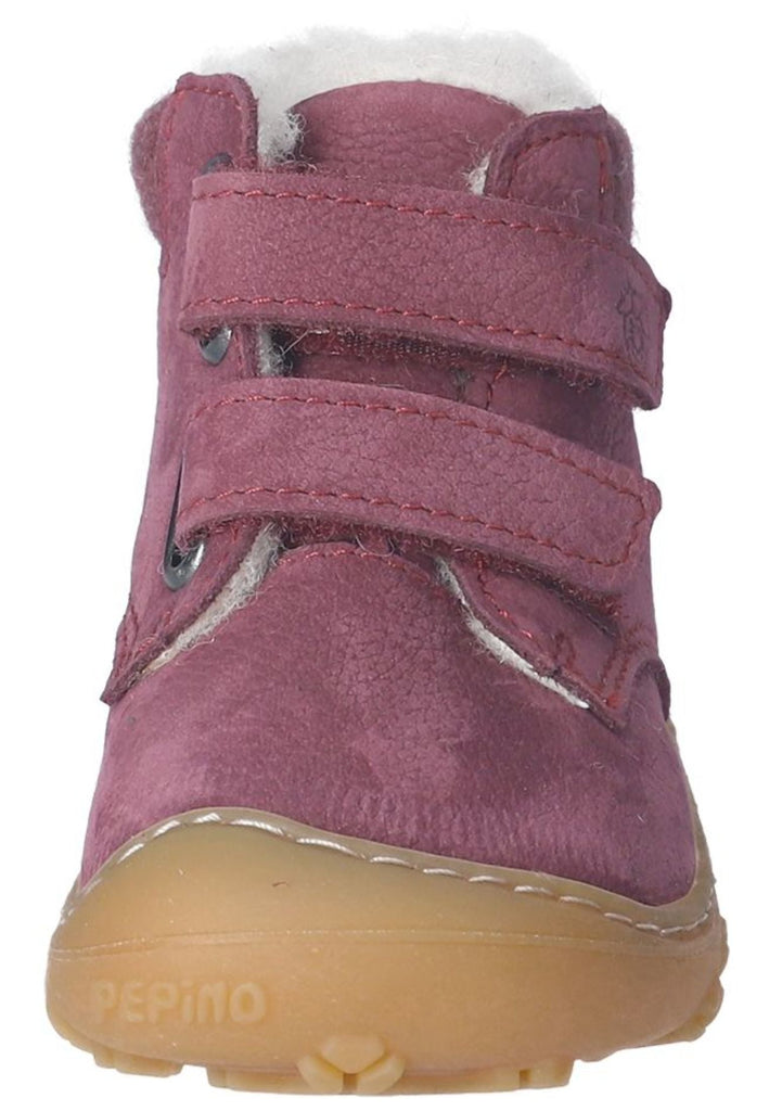 Pepino Stiefelette Leder/Textil Pflaume Warmfutter