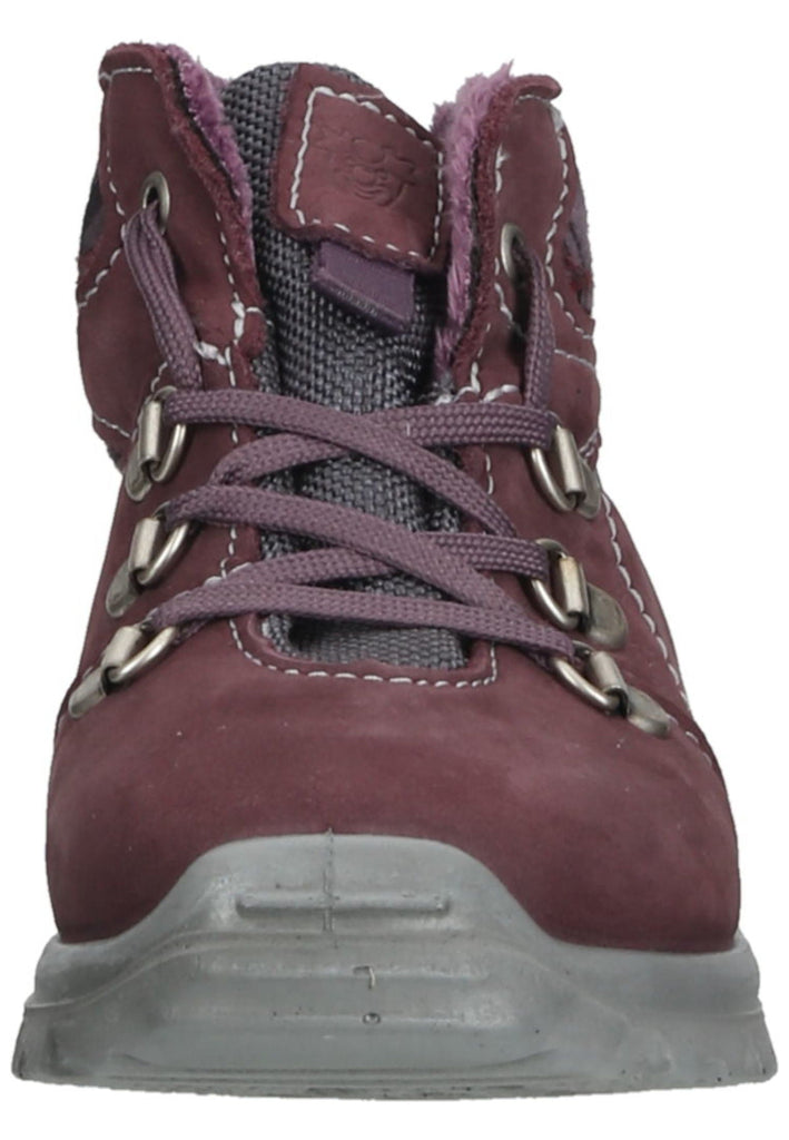 Pepino Stiefelette Leder/Textil Pflaume Warmfutter