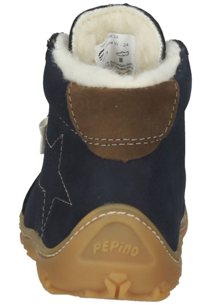Pepino Stiefelette Leder/Textil See Warmfutter