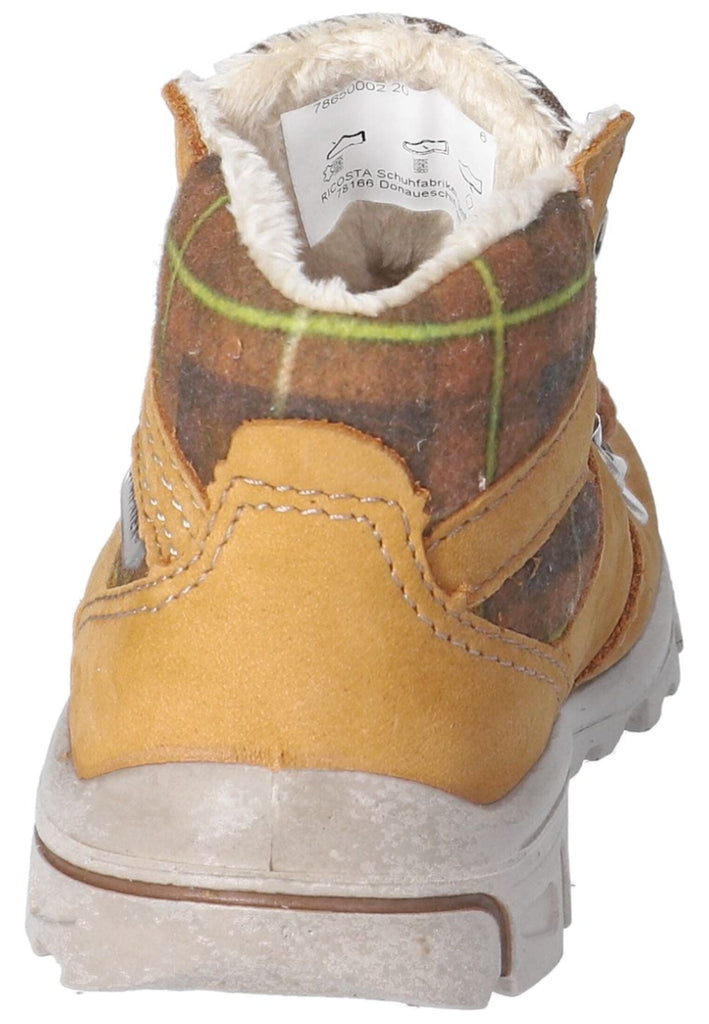 Pepino Stiefelette Leder/Textil Senf Warmfutter