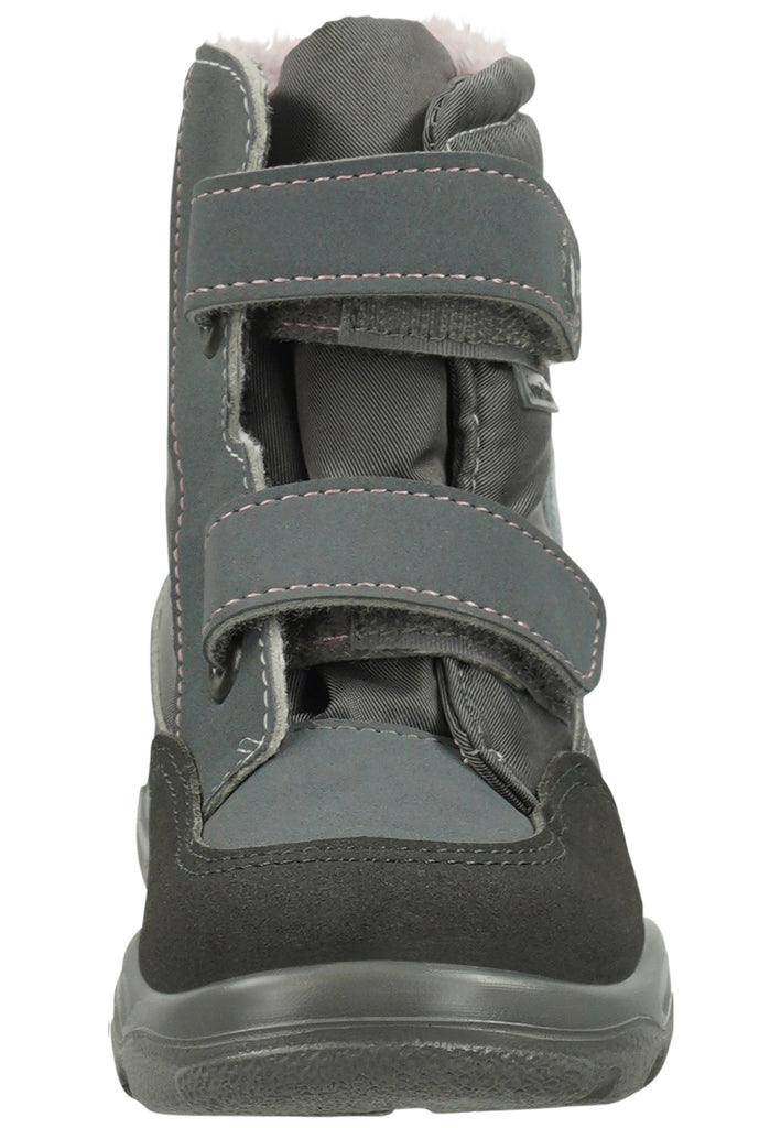 Pepino Stiefelette Lederimitat Graphit Warmfutter