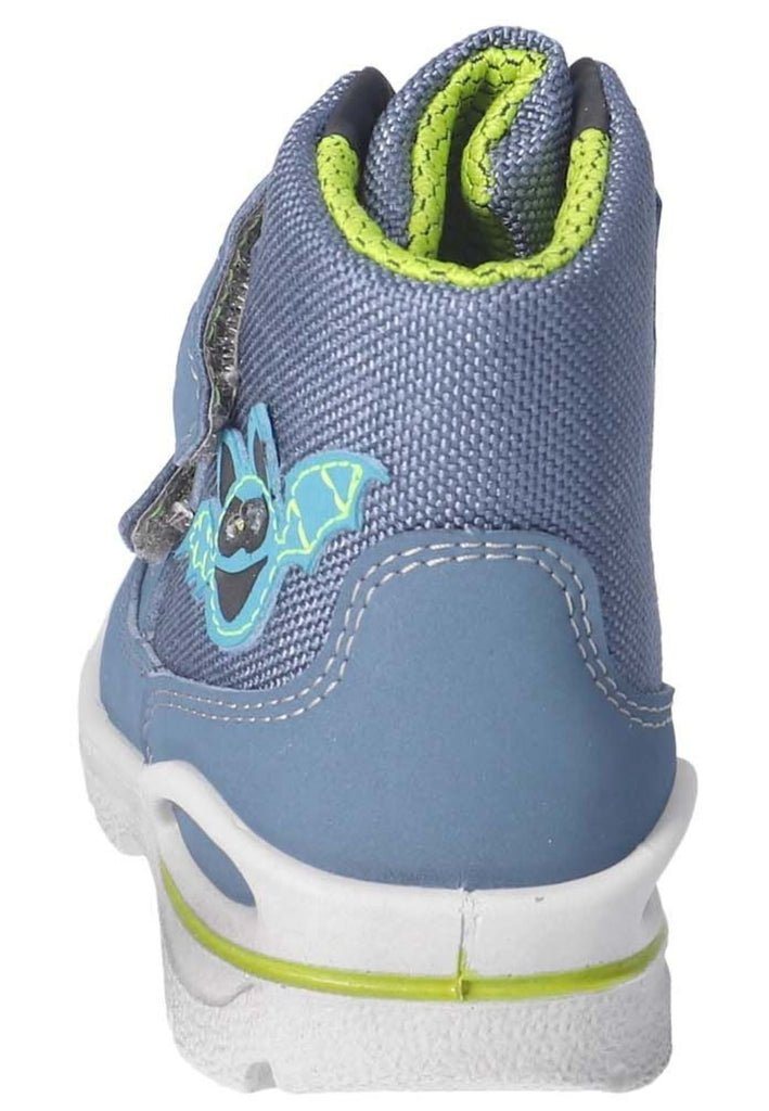 Pepino Stiefelette Lederimitat/Textil Blau/Grün Warmfutter