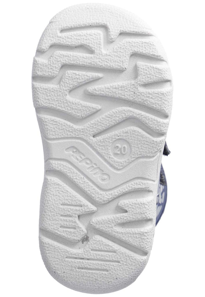 Pepino Stiefelette Lederimitat/Textil Dunkelblau Warmfutter